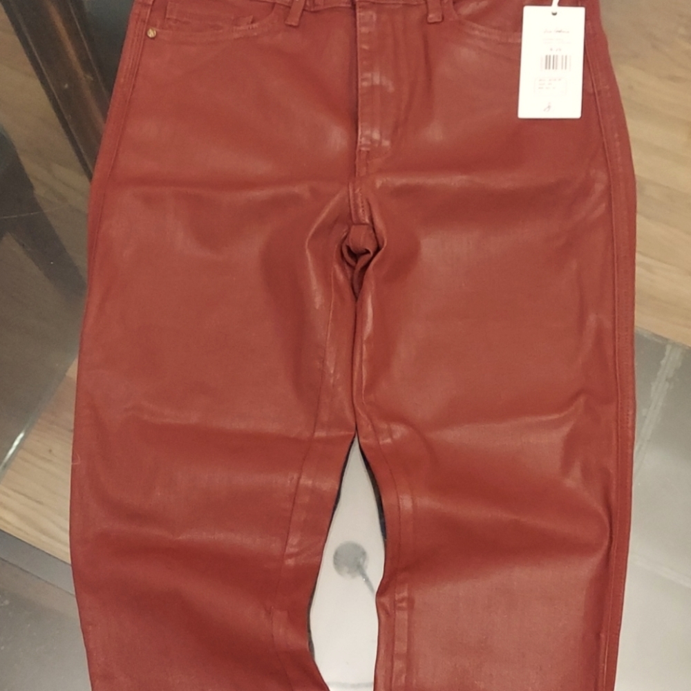 SAM EDELMAN DENIM SKINNY LEATHER JEAN